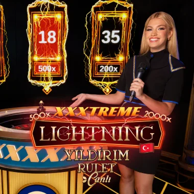 Turkce XXXtreme Lightning Roulette game tile